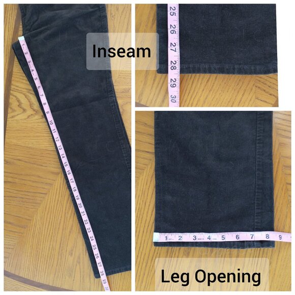 Sonoma Corduroy Pants Sz 8 Petite Brown Mid Rise Demi Bootcut Classic Equestrian - Picture 7 of 14